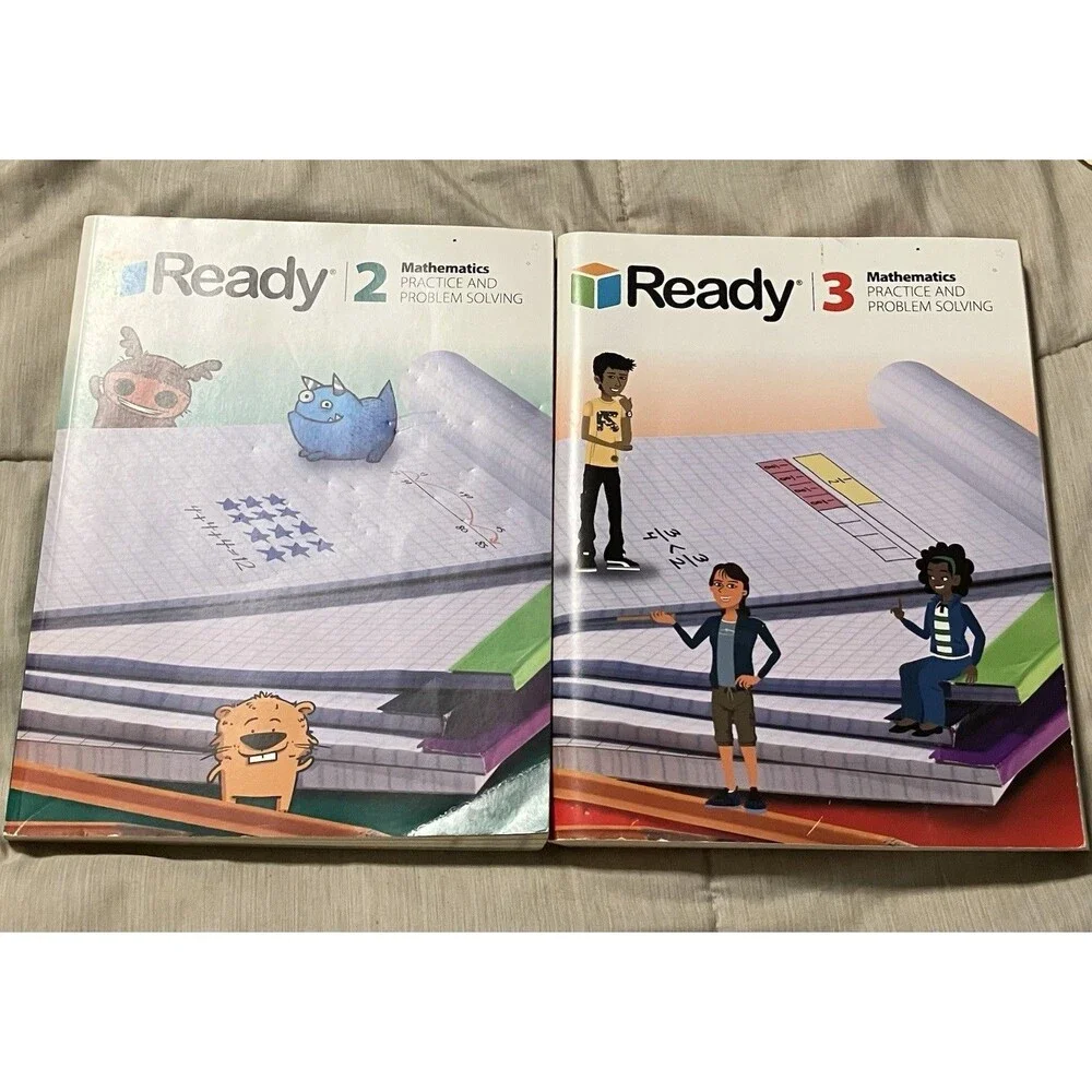 Ready Mathematics 2 And 3 Practice And Problem Solving Home School Textbook - Picture 1 of 12